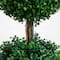 4ft. Potted Artificial Triple Ball Boxwood Topiary Tree